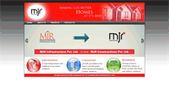 Desktop Screenshot of mjrinfrastructure.com